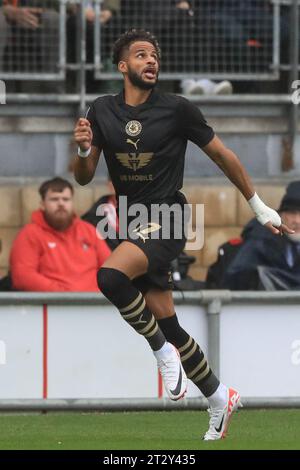 London, UK. 22nd Oct, 2023. Devante Cole #44 of Barnsley during the Sky Bet League 1 match Leyton Orient vs Barnsley at Matchroom Stadium, London, United Kingdom, 21st October 2023 (Photo by Alfie Cosgrove/News Images) in London, United Kingdom on 10/22/2023. (Photo by Alfie Cosgrove/News Images/Sipa USA) Credit: Sipa USA/Alamy Live News Stock Photo