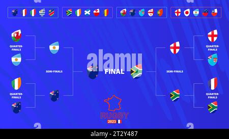 Tournament Quarter-finals Of The Championship Table On Sports With A  Selection Of The Finalists And The Winner. Vector Illustration Royalty Free  SVG, Cliparts, Vetores, e Ilustrações Stock. Image 58163405.
