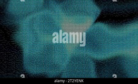 Pixel background with moving color spots on black background. Motion ...