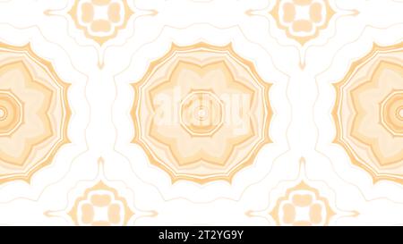 Abstract shimmering mandala pattern. Motion. Floral kaleidoscopic background. Stock Photo