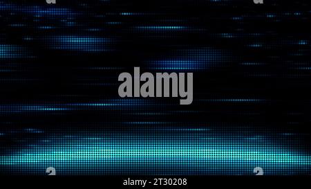 Abstract TV noise effect on a black background. Motion. Retro screen with glitch noise. Stock Photo