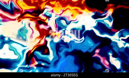 Animated background of pastel colored stains morphing and melting together. Motion. Watercolor paint strokes. Stock Photo