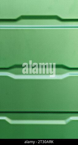 close up of green texture of suitcase. detailed green luxury texture Stock Photo