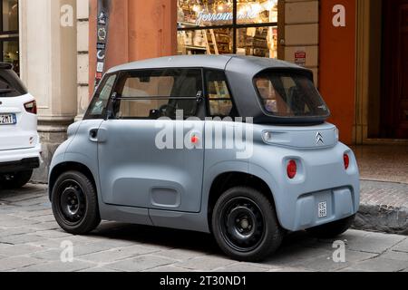 BOLOGNA, ITALY: Citroen Ami One electric mini car parked on a street of Bologna Stock Photo