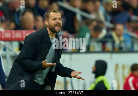 Bo Svensson, MZ Trainer   in the match 1. FSV MAINZ 05 -  FC BAYERN MUENCHEN  1-3  on Oct 21, 2023 in Mainz, Germany. Season 2023/2024, 1.Bundesliga, FCB, München, matchday 8, 8.Spieltag © Peter Schatz / Alamy Live News    - DFL REGULATIONS PROHIBIT ANY USE OF PHOTOGRAPHS as IMAGE SEQUENCES and/or QUASI-VIDEO - Stock Photo