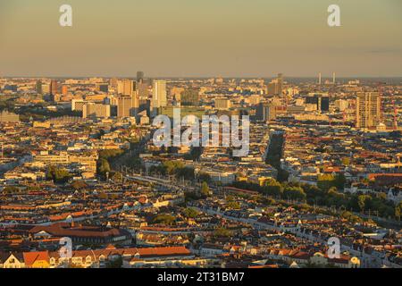 City West und Potsdamer Platz, Berliner Stadtpanorama, Skyline, Berlin ...