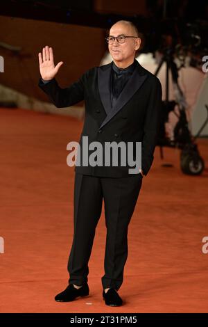 Rome, Italy. 22nd Oct, 2023. Ferzan Ozpetek attends the red carpet of the movie “Nuovo Olimpo” during the 18th Rome Film Festival at Auditorium Parco Della Musica on October 22, 2023 in Rome, Italy. Credit: Live Media Publishing Group/Alamy Live News Stock Photo