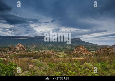 Wonderful nature found in Sardinia's inland, Italy Stock Photo