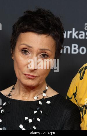 Cologne, Germany. 22nd Oct, 2023. Charlotte Rolfes is attending the photo call of ''Tatort: Pyramide'' at Film Palast in Cologne, Germany, on October 22, 2023, during the Cologne Film Festival 2023. (Photo by Ying Tang/NurPhoto) Credit: NurPhoto SRL/Alamy Live News Stock Photo
