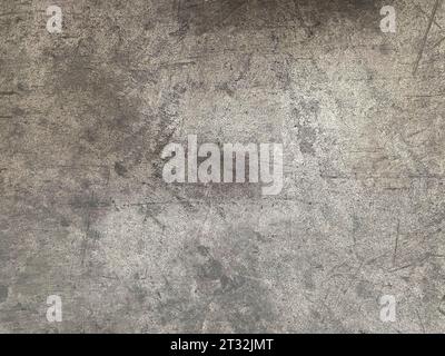 Seamless background photo of light grey scratched concrete. Stock Photo