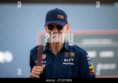 Adrian Newey (GBR) Oracle Red Bull Racing  during Sunday Race of FORMULA 1 LENOVO UNITED STATES GRAND PRIX 2023 - Oct19 to Oct22 2023 Circuit of Ameri Stock Photo