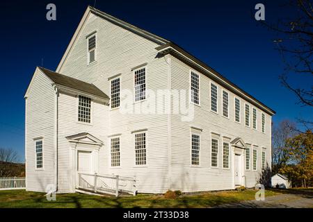 The Old Rockingham Meeting House   Rockingham, Vermont, USA Stock Photo