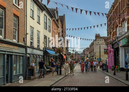 High Street, Rochester, Kent, England Stock Photo