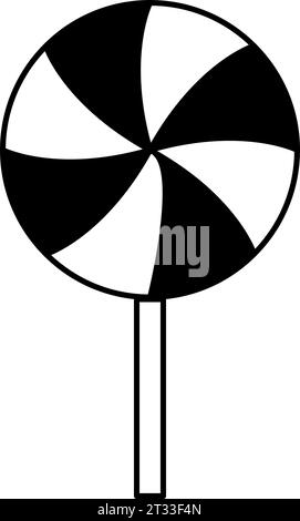 Candy illustration on a white back round. halloween candy. Sweet Candy. lollipop candy Stock Vector