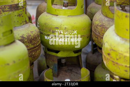 Pile of liquefied petroleum gas ( LPG ) Stock Photo