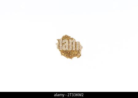 Dried celery seeds isolated on white background Stock Photo