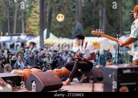 Grass Valley, United States. 21st Oct, 2023. Ron Artis II & The Truth perform at the inaugural Sugar Pine Music Fest in Grass Valley Calif. on Saturday, October 21, 2023. (Photo by Penny Collins/NurPhoto) Credit: NurPhoto SRL/Alamy Live News Stock Photo