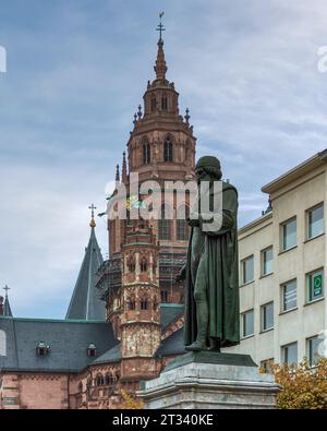 City view in Mainz, Germany Stock Photo