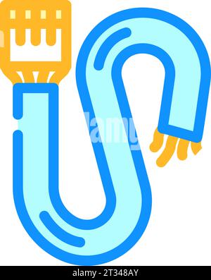 cable wiring electronics color icon vector illustration Stock Vector ...