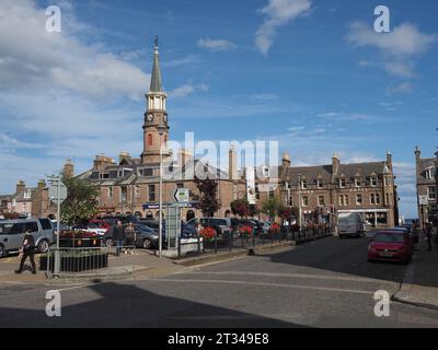 STONEHAVEN, UK - SEPTEMBER 14, 2023: View of the city of Stonehaven Stock Photo