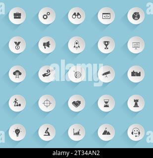 startup vector icons Stock Vector
