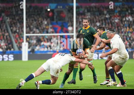 South Africa's Franco Mostert during the 2023 Rugby World Cup Semi-finals match between England and South Africa at the Stade de France in Saint-Denis, France on October 21, 2023. Credit: FAR EAST PRESS/AFLO/Alamy Live News Stock Photo