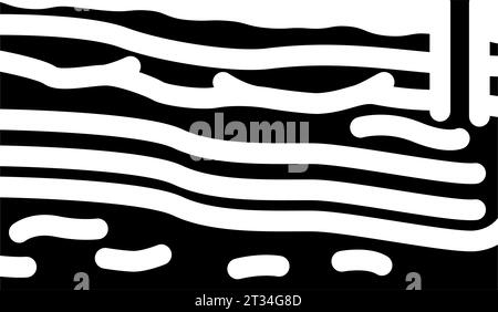 aquifer analysis hydrogeologist glyph icon vector illustration Stock Vector