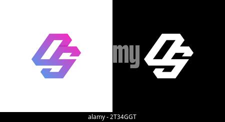 OS logo, OS Monogram, Initial OS Logo, Letter OS logo, Icon, Vector Stock Vector