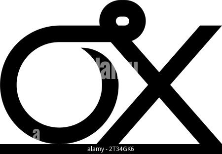 OX logo, OX Monogram, Initial OX Logo, Letter OX logo, Icon, Vector Stock Vector