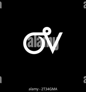 OV logo, OV Monogram, Initial OV Logo, Letter OV logo, Icon, Vector Stock Vector
