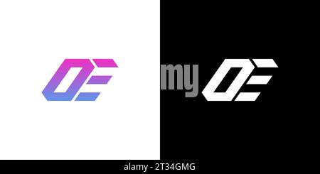 OE logo, OE Monogram, Initial OE Logo, Letter OE logo, Icon, Vector Stock Vector