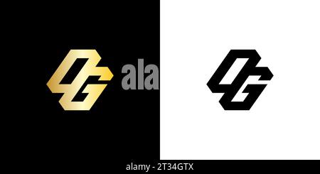 OG logo, OG Monogram, Initial OG Logo, Letter OG logo, Icon, Vector Stock Vector
