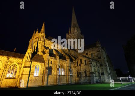 General views of Chichester Cathedral in Chichester, West Sussex, UK. Stock Photo