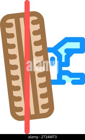 wheel alignment car mechanic line icon vector illustration Stock Vector ...