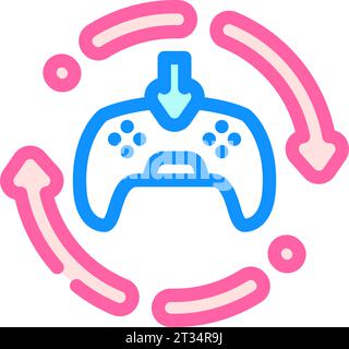 updates game development color icon vector illustration Stock Vector ...