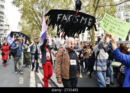 Protest against Police Violences in Paris - September 23th 2023 Stock Photo