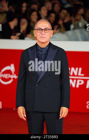 Ferzan Ozpetek attends a red carpet for the movie 'Nuovo Olimpo' during the 18th Rome Film Festival at Auditorium Parco Della Musica Stock Photo