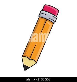 Pencil vector illustration for school supply write and office theme Stock Vector