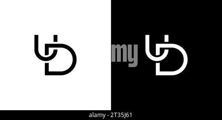 UD logo, UD Monogram, Initial UD Logo, Letter UD logo, Icon, Vector Stock Vector