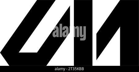 UM logo, UM Monogram, Initial UM Logo, Letter UM logo, Icon, Vector Stock Vector