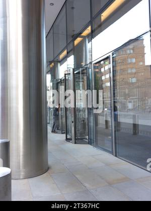 100 Bishopsgate, a commercial skyscraper in the City of London financial district, England. Stock Photo