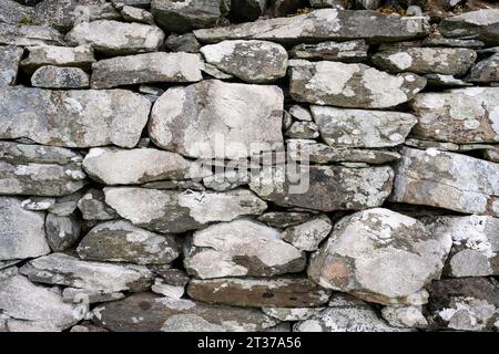 Weathered Wall Stones, Format Filling, Wallpaper Stock Photo