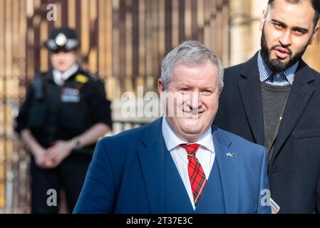 SNP MP Ian Blackford after the failed Brexit motion which took place in Parliament. Scottish National Party Parliamentary Leader at Westminster Stock Photo