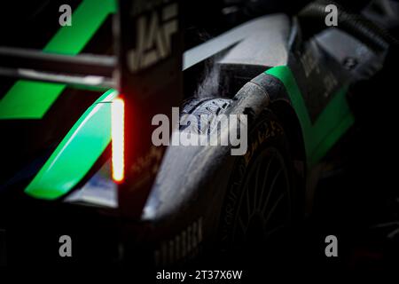 Portimao, Portugal. 22nd Oct, 2023. tyres, pneus changing pitlane pit stop during the 4 Hours of Portimao 2023, 6th round of the 2023 European Le Mans Series from October 20 to 22nd, 2023 in Portimao, Portugal - Photo Paulo Maria/DPPI Credit: DPPI Media/Alamy Live News Stock Photo