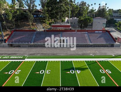 General overall aerial view of Wheelock Stadium Football Field at ...