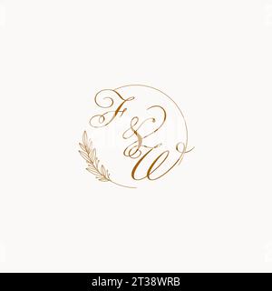 Fw Innitial Initial Letter FW Logo - Hand Drawn Signature Logo - Minimal Vector ...