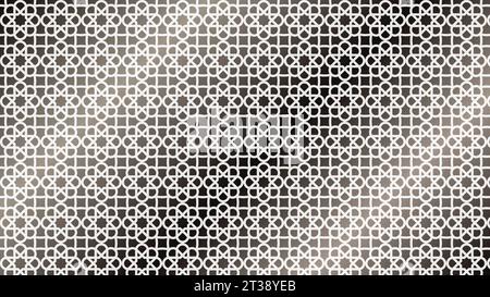 Seamless pattern in authentic Arabian style. Vector illustration Stock Vector