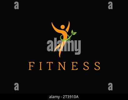 Elevate your brand with our Fitness Life Coaching Logo Design – a seamless emblem suitable for any company seeking a creative edge. This versatile Stock Vector