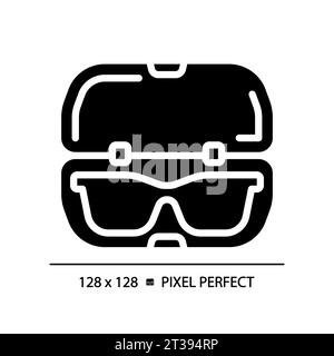 2D simple black glyph style color blindness icon Stock Vector Image ...