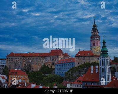 Town veiw of Český Krumlov, Czech Stock Photo